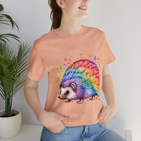 Rainbow Hedgehog - Short Sleeve Tee